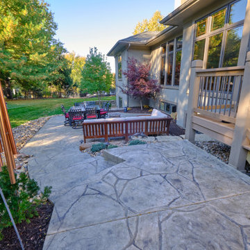 Stamped Concrete Patio in Kansas City