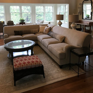 CASSIE STYLE - TRADITIONAL ENGLISH ROLL ARM - CUSTOM SECTIONAL SOFA