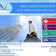 ASSET DEPRECIATION FOR F.Y. 2014-15