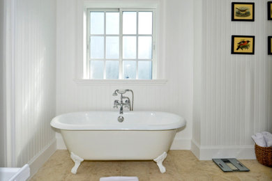 Example of a classic bathroom design in Other