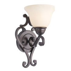 Manor 1-Light Wall Sconce, Oil Rubbed Bronze