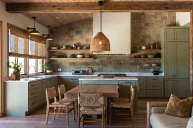 Example of a trendy kitchen design in Other