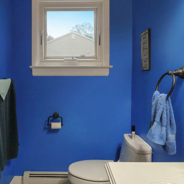 Guest Bathroom with New Awning Window - Renewal by Andersen Long Island, Queens