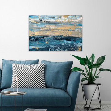 "Entrancing Skyline" Painting Print on Wrapped Canvas