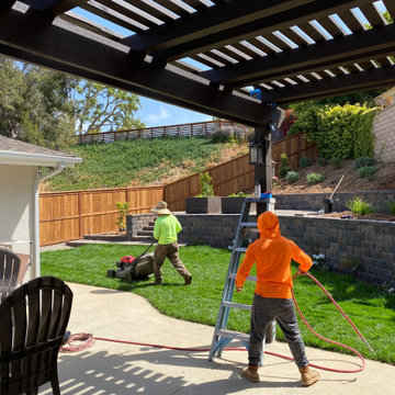 Finishing up a Full Backyard Remodel