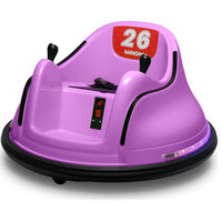 Race #00-99 6V Kids Toy Electric Ride On Bumper Car ASTM-certified, Purple