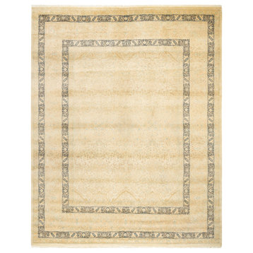Owen, One-of-a-Kind Hand-Knotted Area Rug, Ivory, 8'2"x10'3"