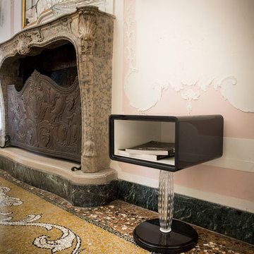 Murano glass tables, Venice, private palace