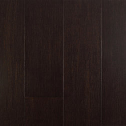 EcoFusion - EcoFusion Solid Drop and Lock Strand Bamboo, Walnut - Bamboo Flooring