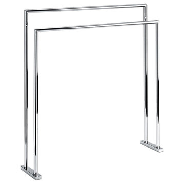 DW HT 5 Free Standing Towel Stand in Chrome