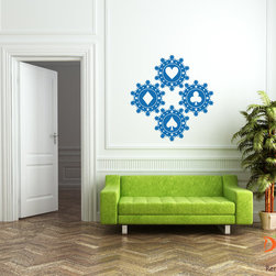Card Frame Contemporary Wall Decal (SKU 002) - Wall Decals