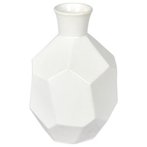 Urban Trends Collection Ceramic Owl Vase Large White