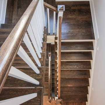 Project #57 | Staircase with Cozy Reading Nook Below