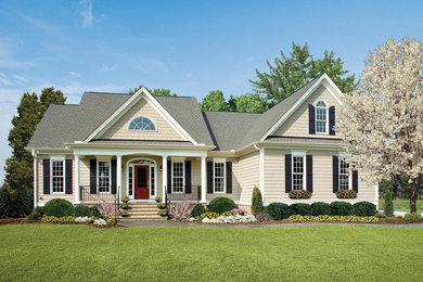 Traditional exterior home idea in Charlotte