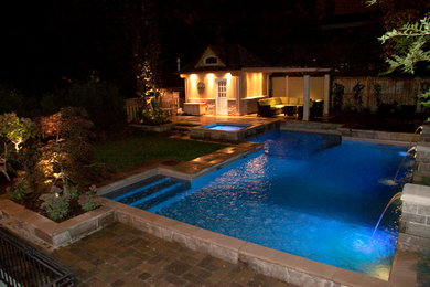 Example of a trendy pool design in Toronto