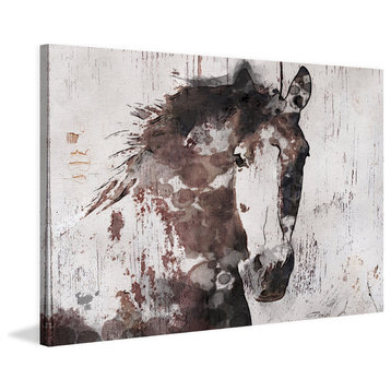"Gorgeous Horse" Painting Print on Wrapped Canvas, 36"x24"