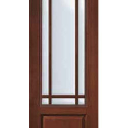 French Single Door 96 Fiberglass Marginal 9 Lite Marginal6466 - Patio Doors