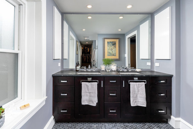 Transitional Bathroom by Bellweather Design-Build, LLC