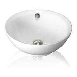 Above Counter Round White – 04 - Brackets