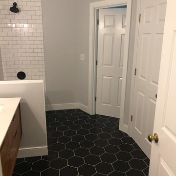 Modern Guest Bathroom 4 Weeks To Finish - Sammamish Wa
