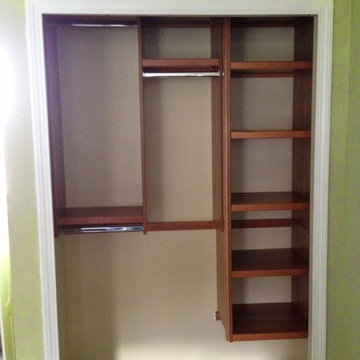 MBR his and her reach-in closet