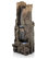 41" Tall Outdoor Rainforest Waterfall Tree Trunk Fountain with LED Lights