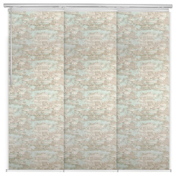 Florentina 3-Panel Track Extendable Vertical Blinds 36-66"W