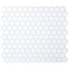 11.26"x9.63" Hexago Peel and Stick 3D Gel-O Wall Tiles Mosaik, Set of 1