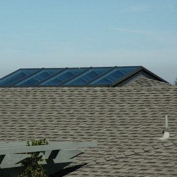 10 lite Ridge Skylight with shades