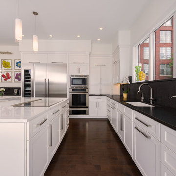 North St Contemporary Painted Kitchen