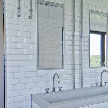 Badezimmer im Industrielook