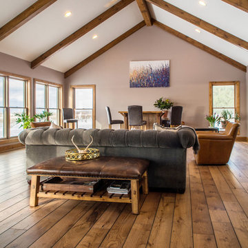 Rustic Home: hardwood flooring that removed health issues
