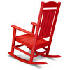 Polywood Presidential Rocking Chair, Sunset Red