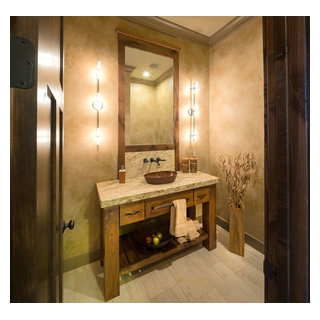 Model Home, Starr Homes LLC - Rustic - Powder Room - Dallas - by Dwell ...