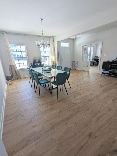 Close off dining room from entryway or how to separate open areas