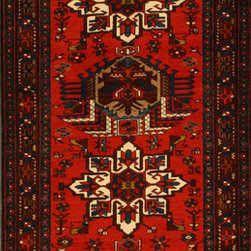 Persian Azerbaijan runner 3'3 X 12'9 - Area Rugs