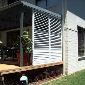 Aluminum Exterior Plantation Privacy Shutters