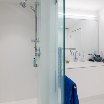 Custom White Master Bath - Philadelphia PA