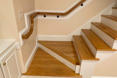 Example of a staircase design in Raleigh