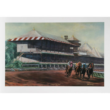 Celeste Susany "A Day at the Races" Offset Lithograph