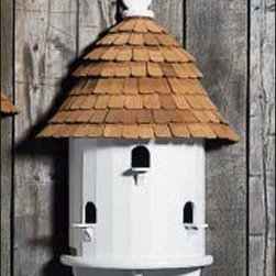 Lazy Hill Shingled Half House - Birdhouses