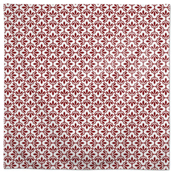 Quatrefoil Pattern Red 58x58 Tablecloth