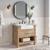 Bosque Bath Vanity, Driftwood, 36", Single Sink, Farmhouse, Freestanding