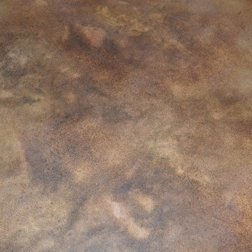 Acid stain floor