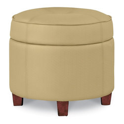 U-Turn Ottoman by La-Z-Boy shown in Gold - Products