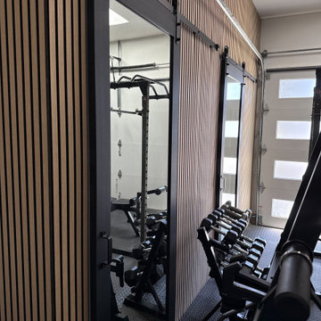 Custom Garage Gym Conversion
