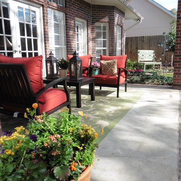 Back Yard Project in Spring Valley Village, Texas