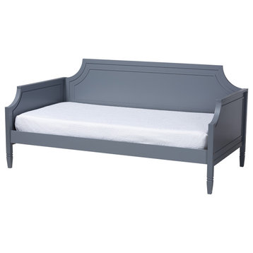 Mariana Classic and Traditional Grey Finished Wood Full Size Daybed