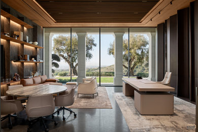 Minimalist home office photo