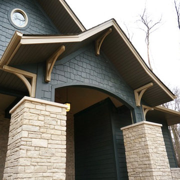 Grove Estates Custom Rustic Lodge Home
